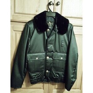 Golden Fleece Security Guard Green Jacket Titan  Women's Size 34 VINTAGE 80s